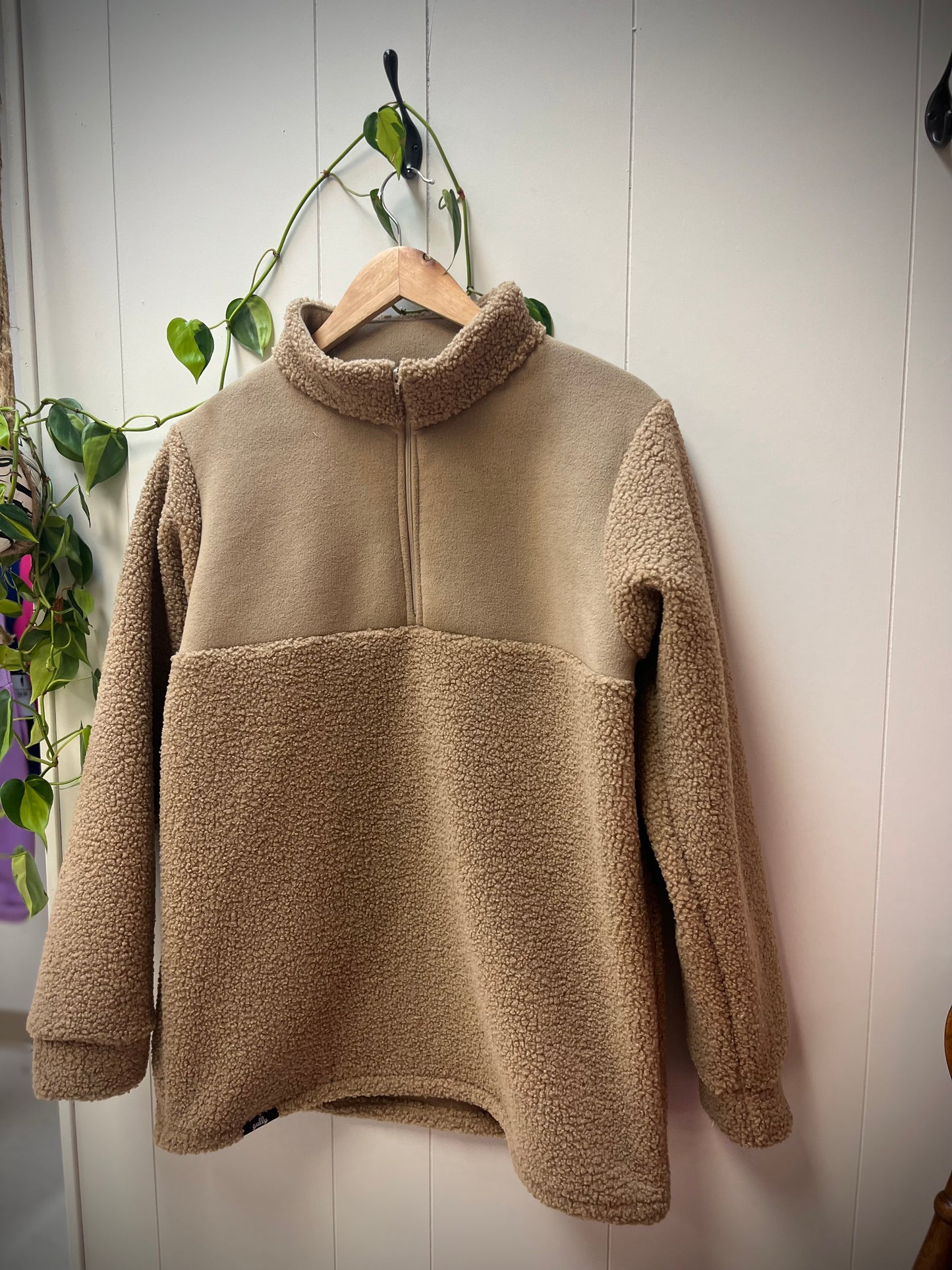 The Bridget 1/4 Zip | Teddy Sherpa