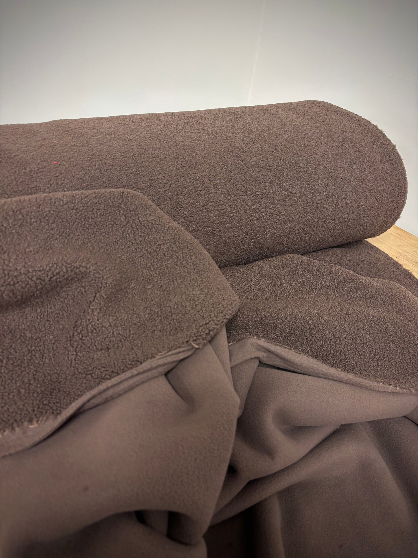 Teddy Fleece Pullover | Brown