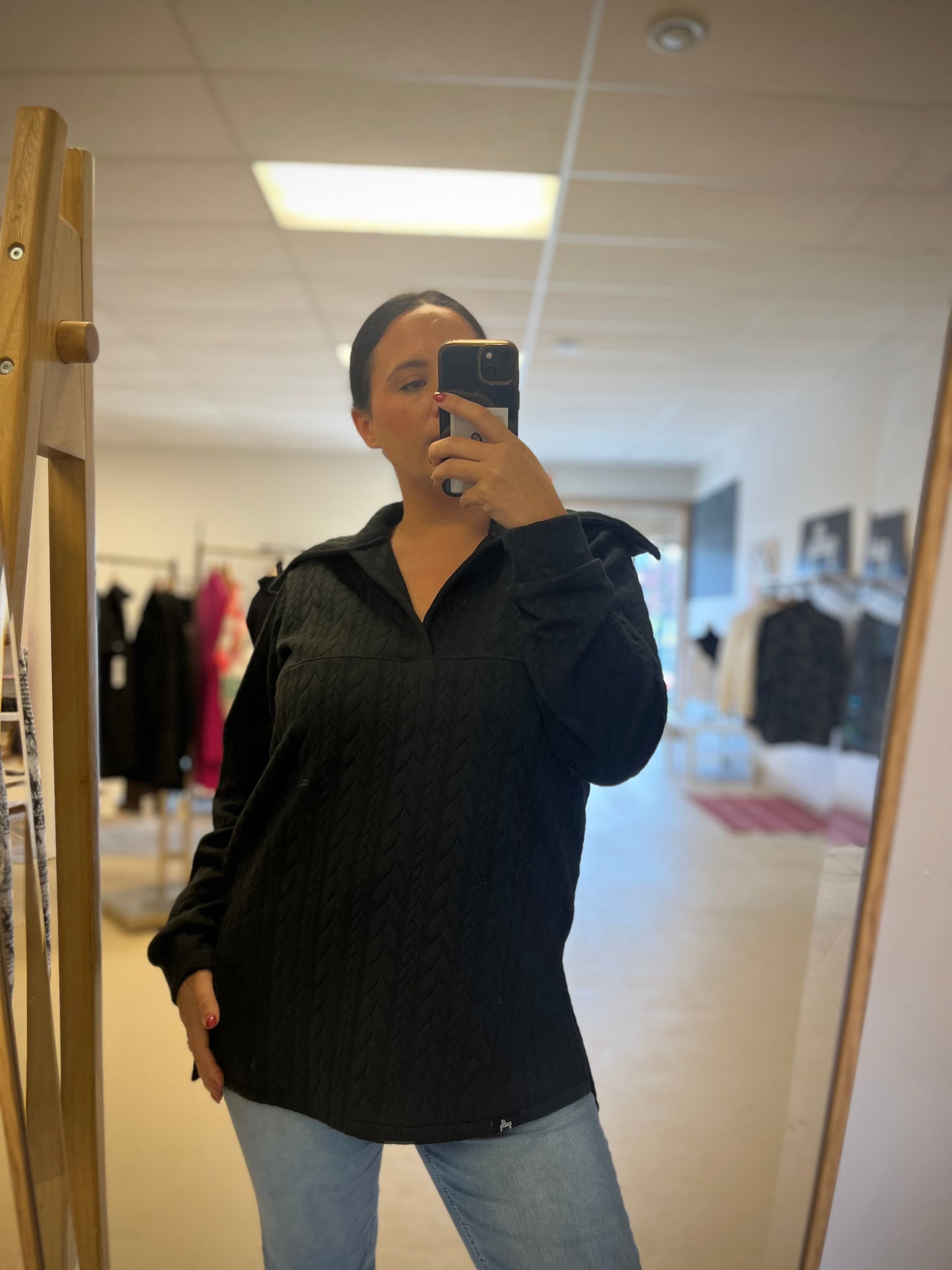The Bride Sweater w/ Split Hem