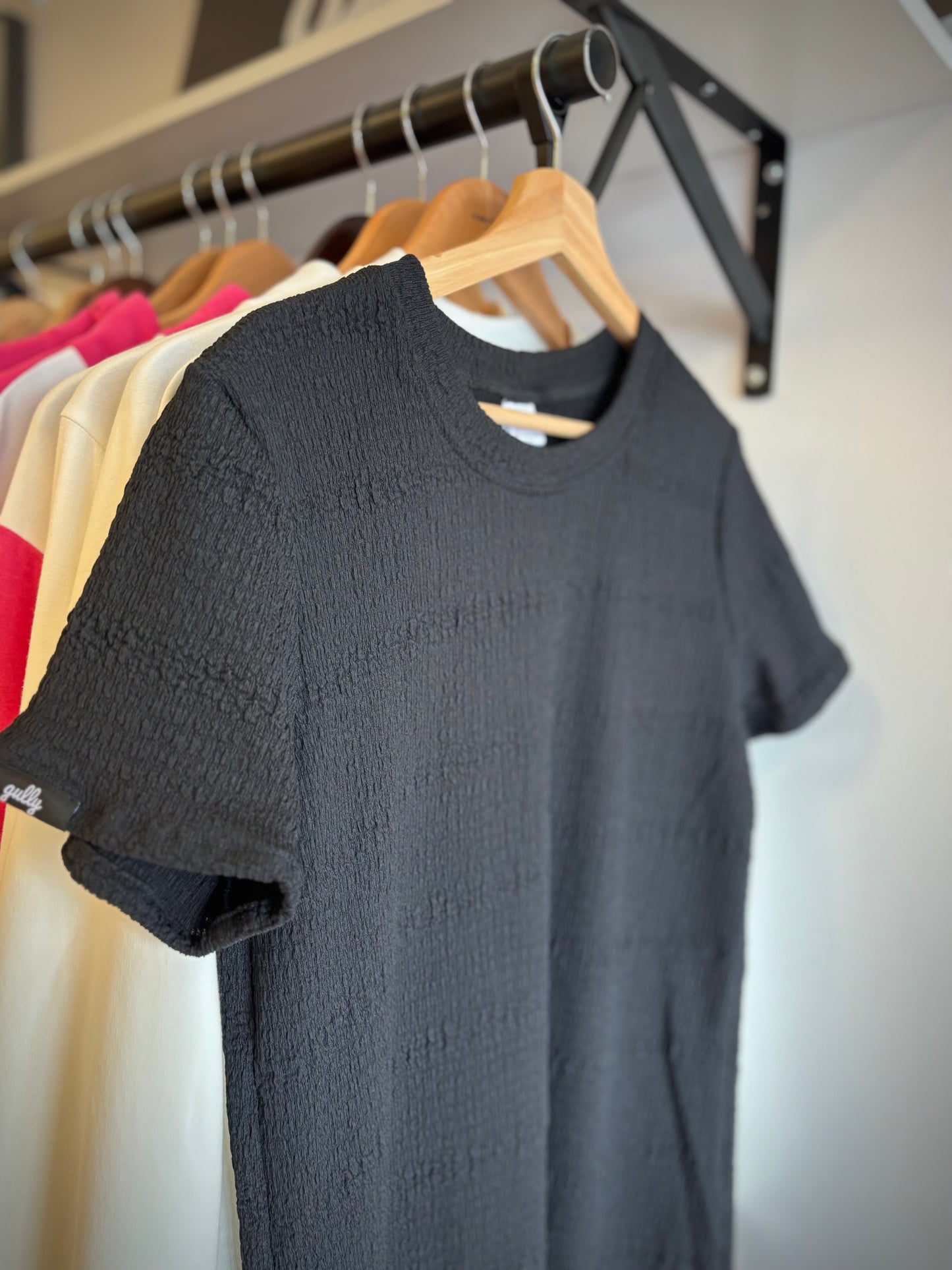 T Shirt Dress - black