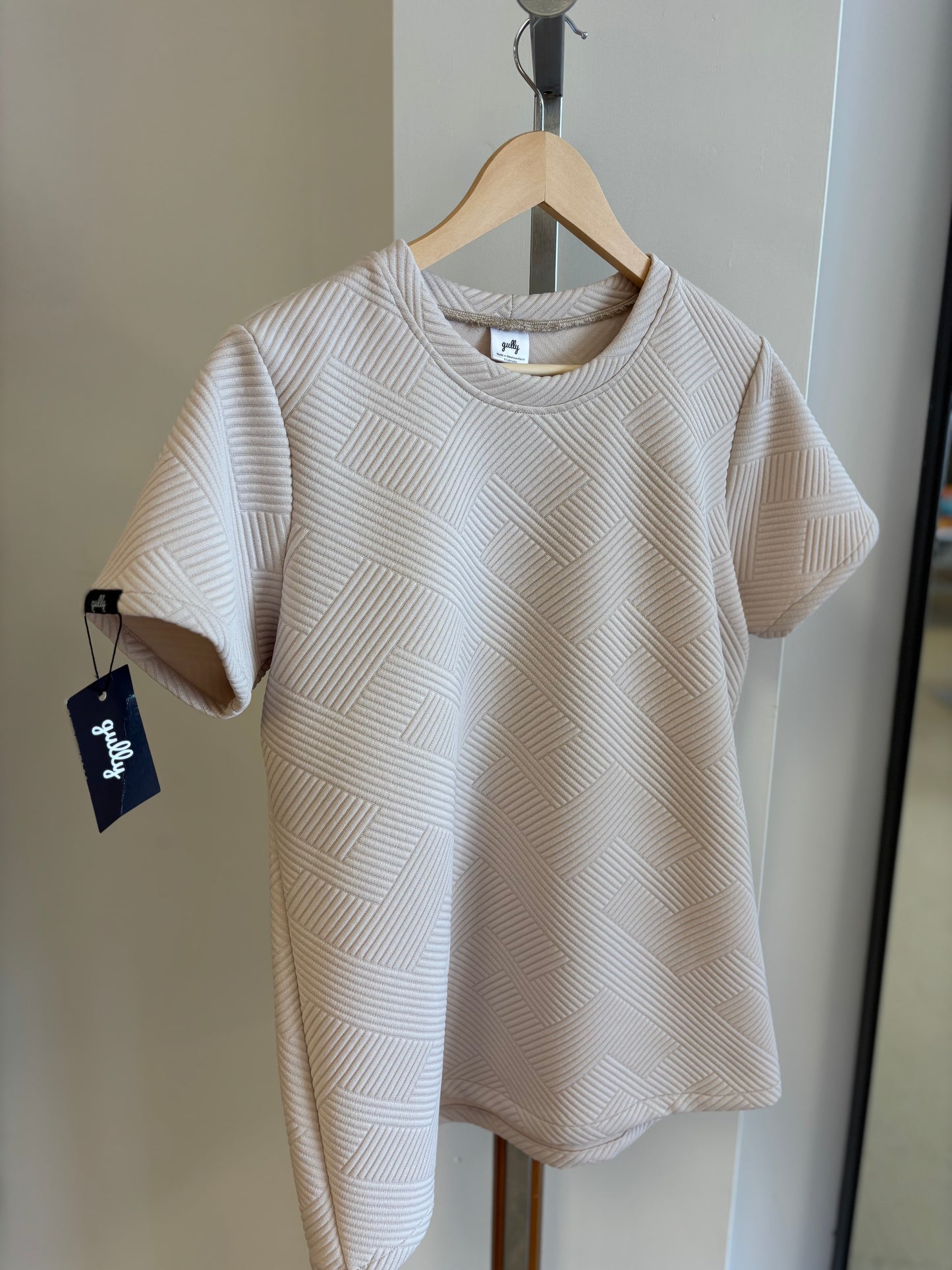 Crew Tee | Beige