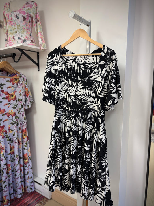 Flutter Sleeve Fit & Flare