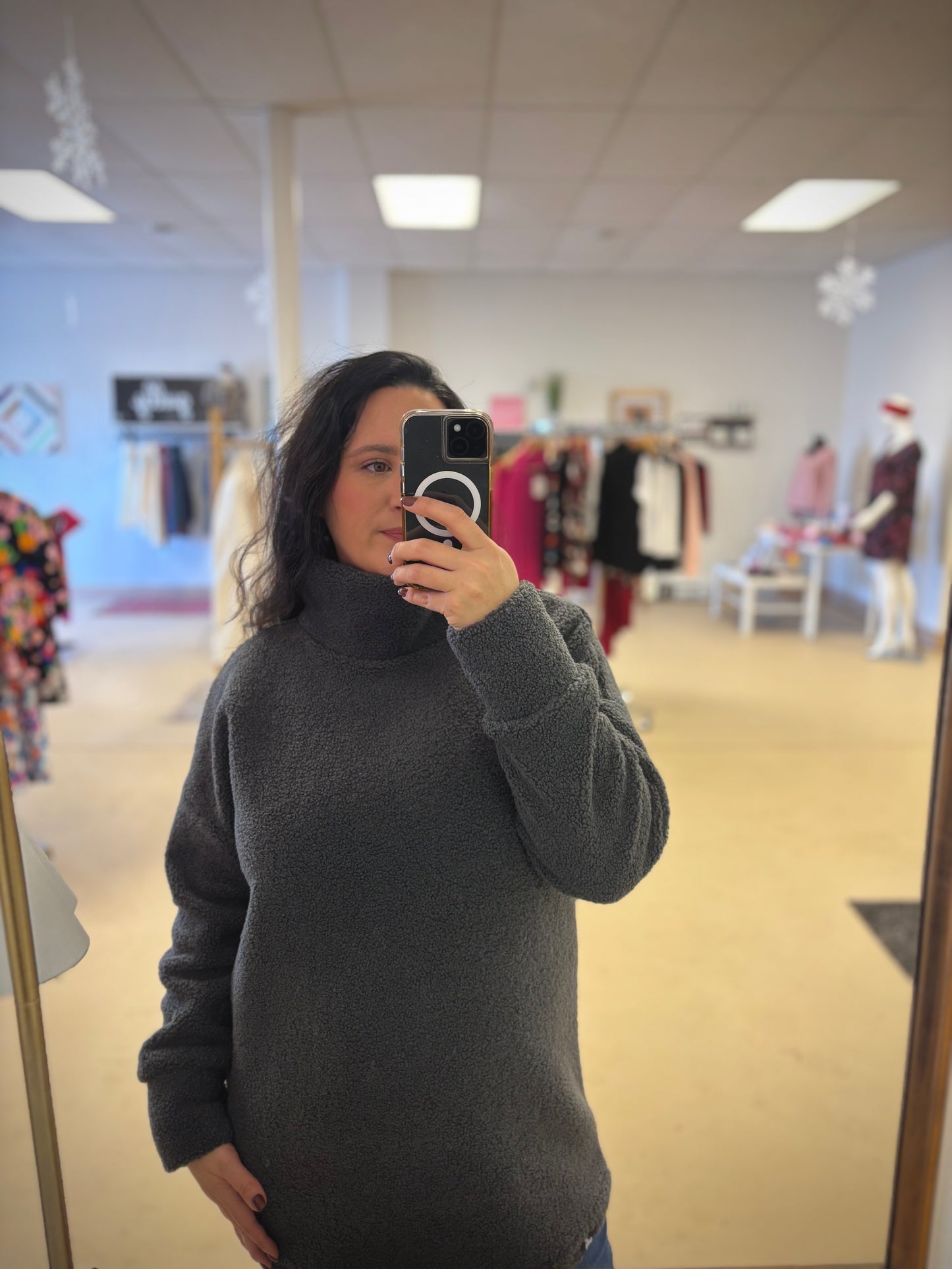 The Netta | Teddy Fleece ~ smoke