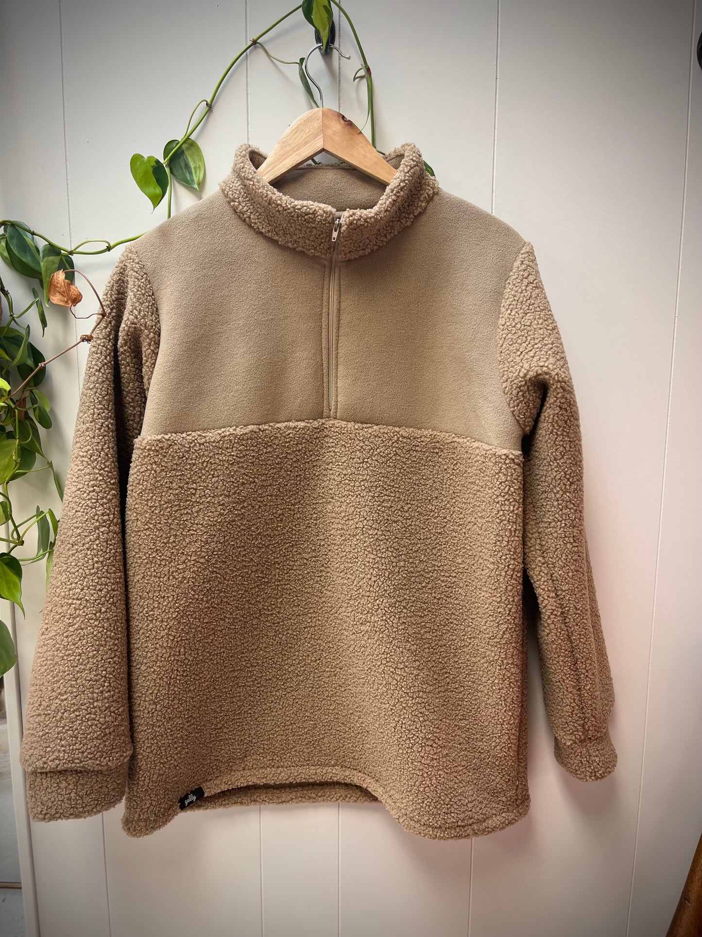 The Bridget 1/4 Zip | Teddy Sherpa