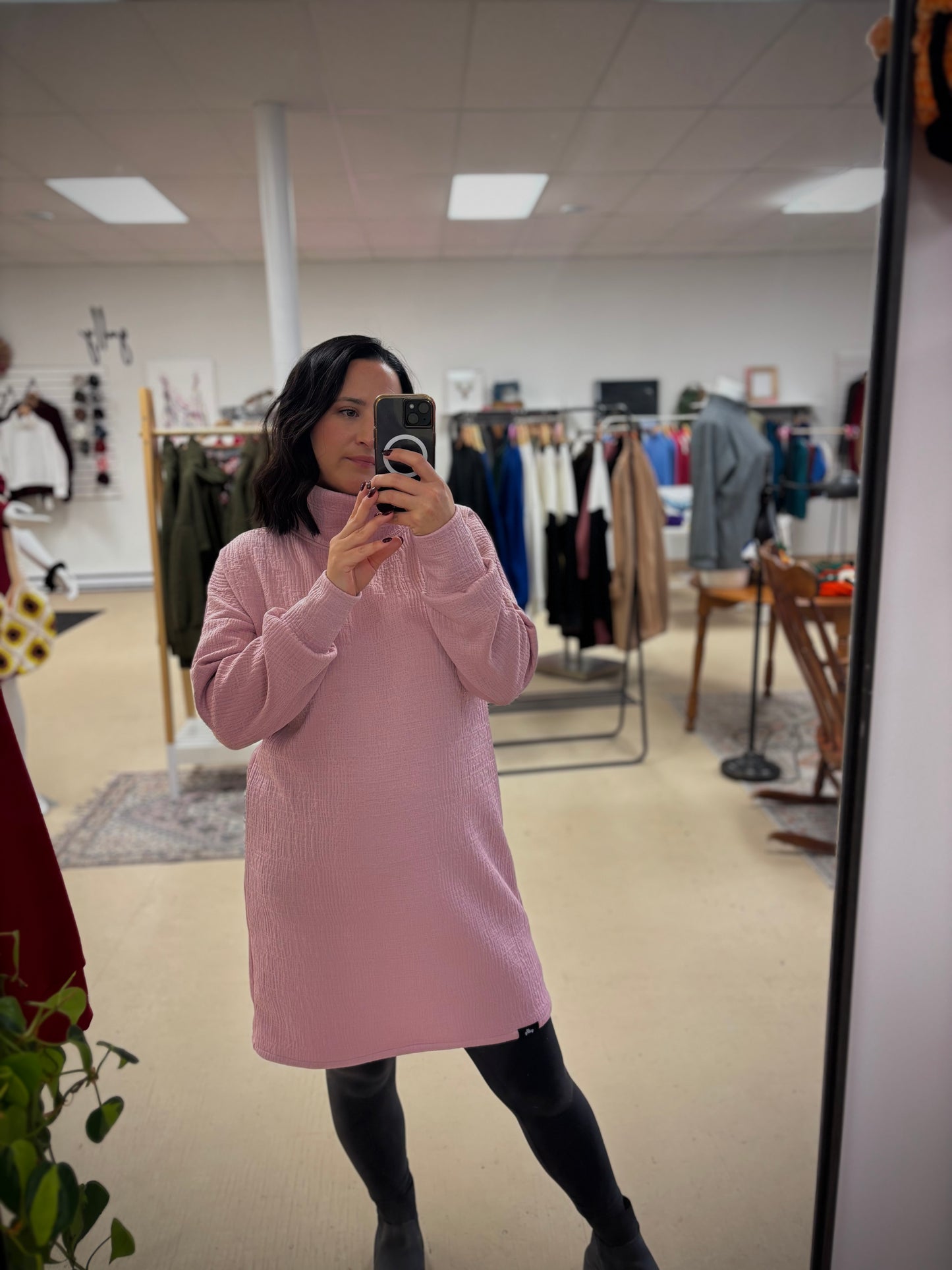 Netta Sweater Dress | Pink