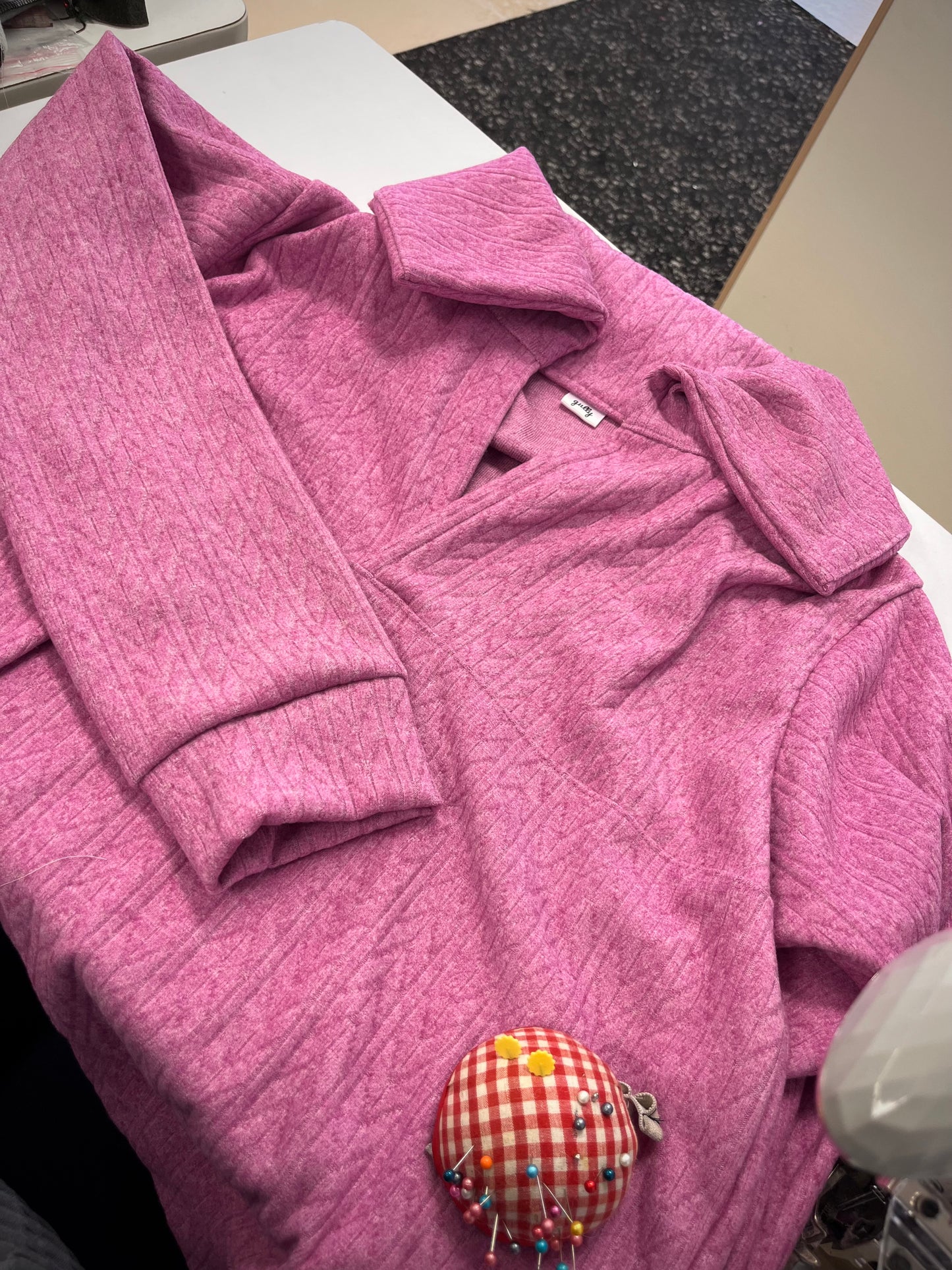 The Bride Sweater | Pink Cableknit