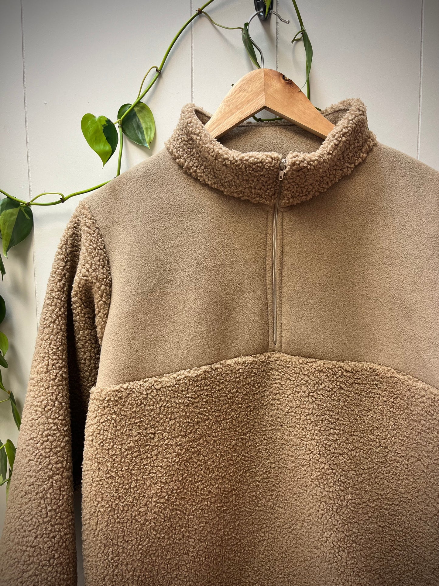The Bridget 1/4 Zip | Teddy Sherpa