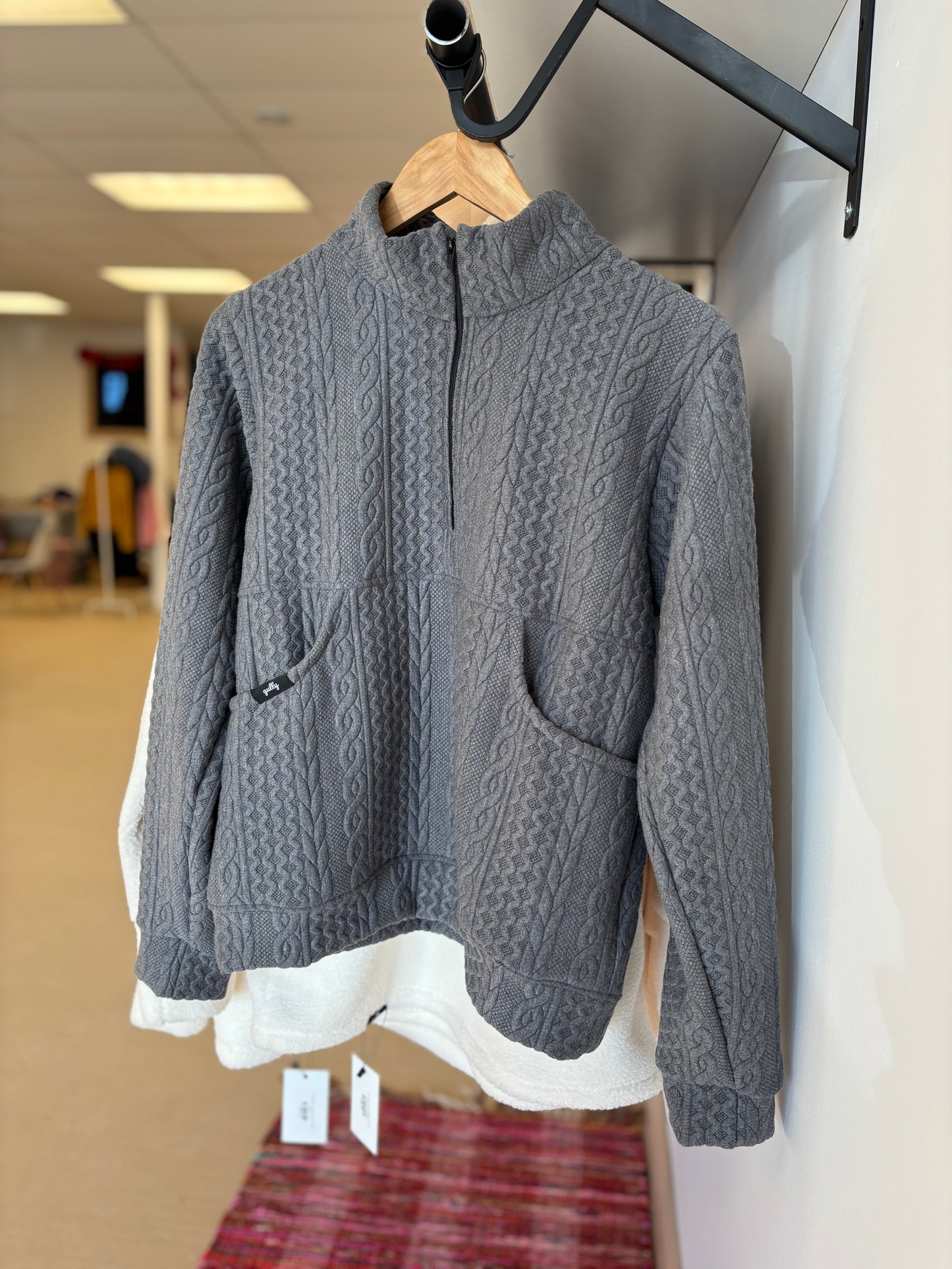 The Bridget 1/4 Zip | Grey