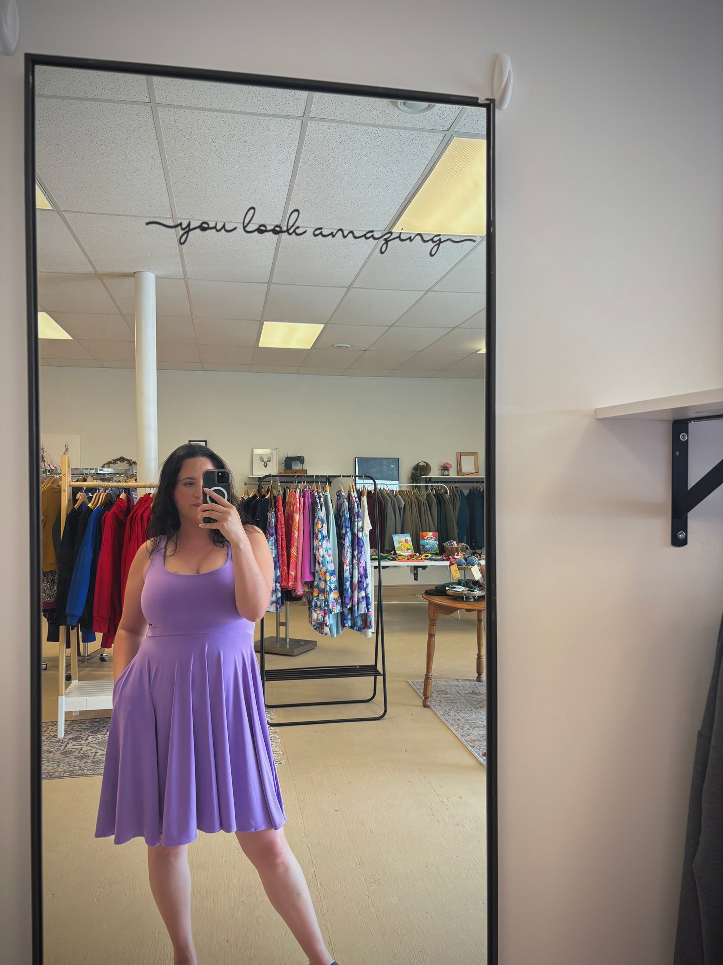 Purple Fit & Flare