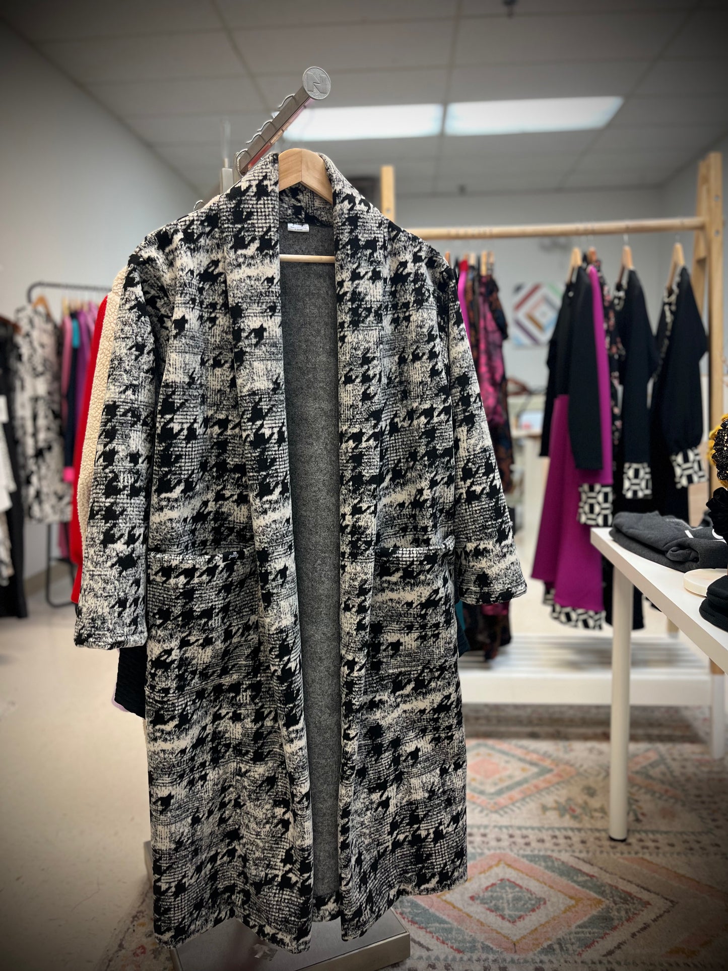 Theresa Overcoat | Houndstooth