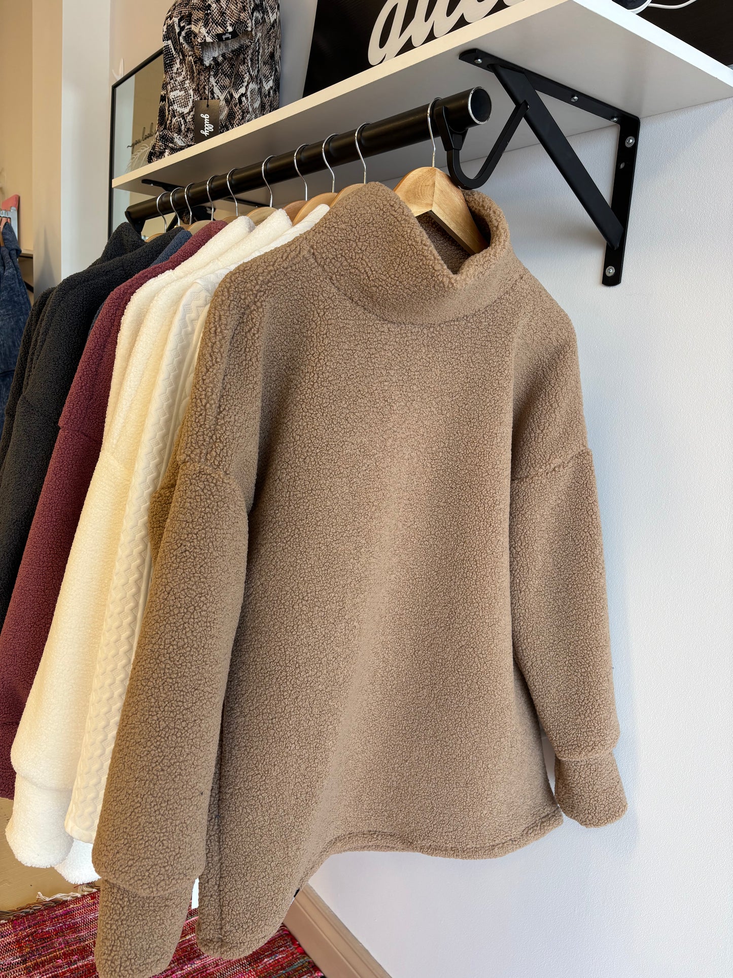 The Netta | Teddy Fleece ~ camel