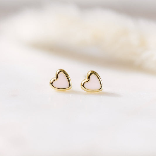 Cherish Studs - Pink/Gold