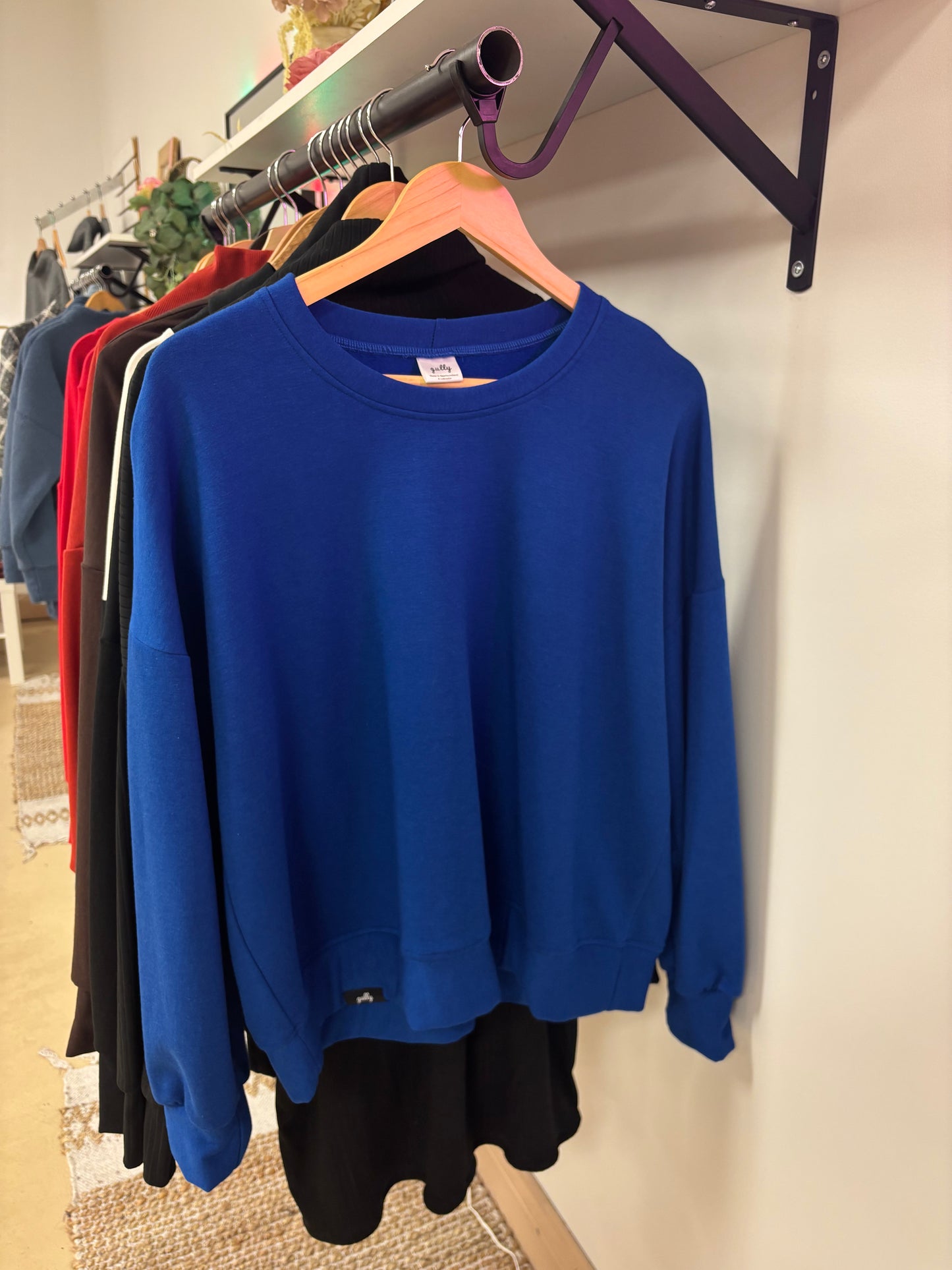 Crew Neck | Royal Blue Bamboo