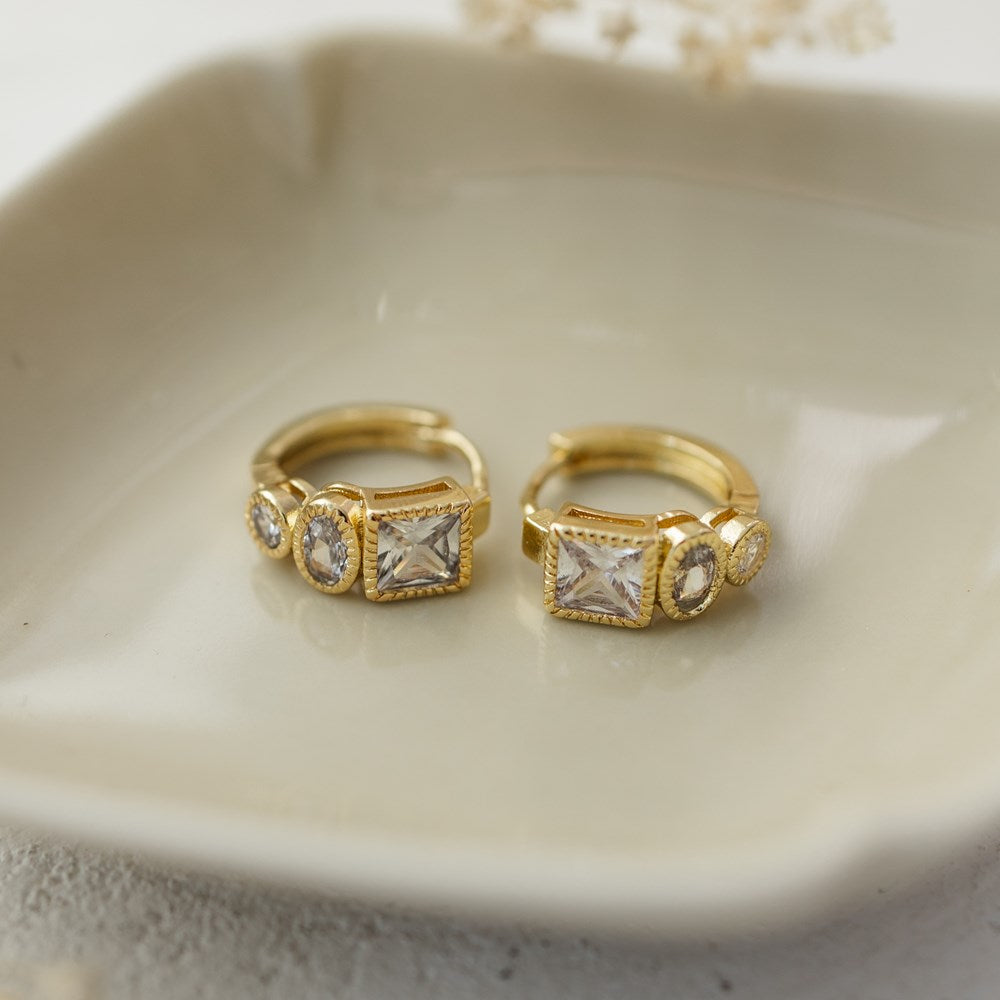 Pollyanna Hoops - grey/clear