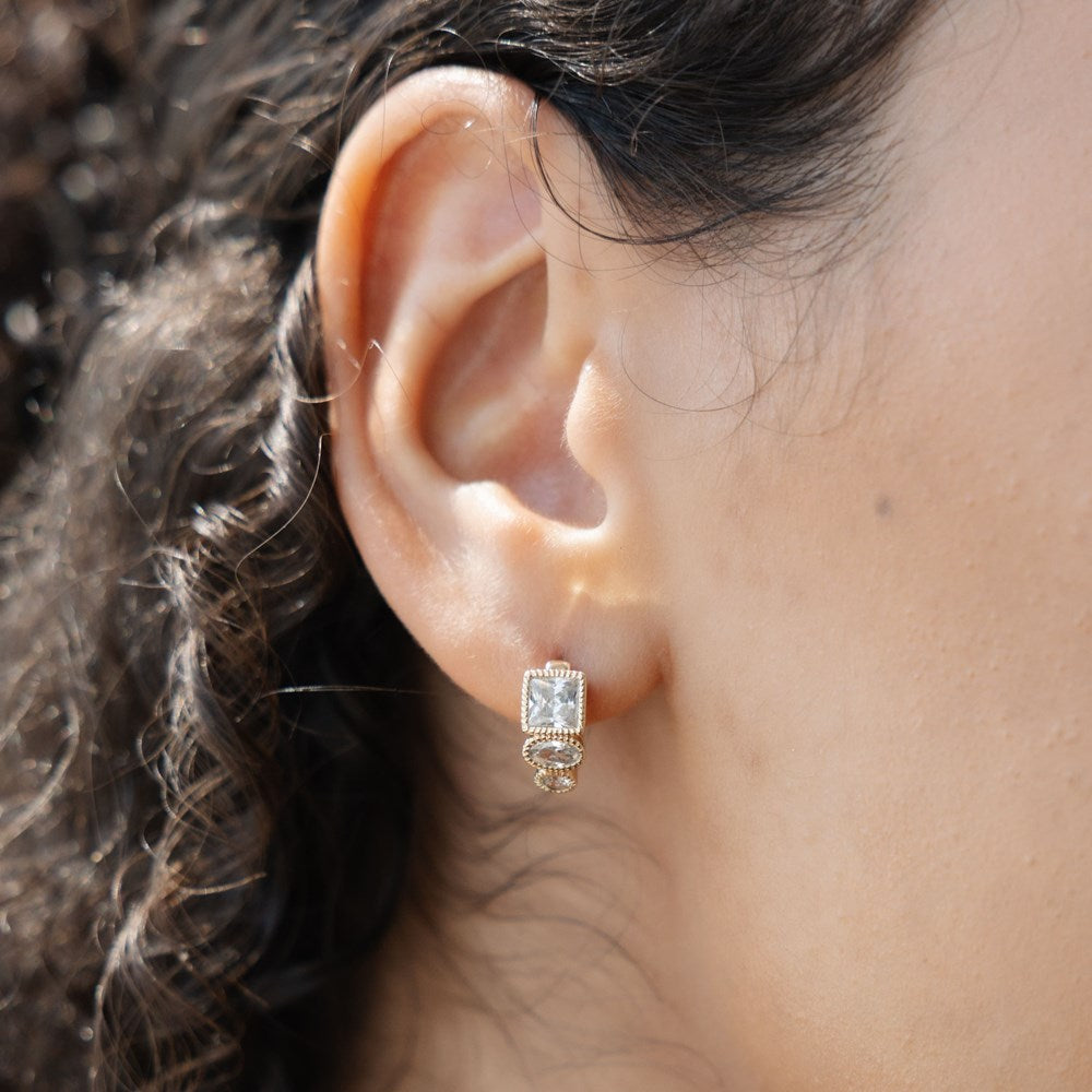 Pollyanna Hoops - grey/clear