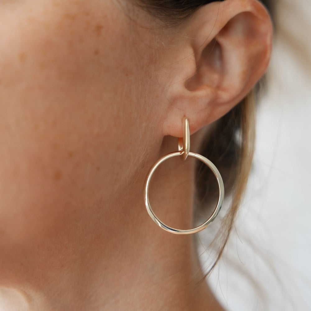 Twofold Earrings - Circle