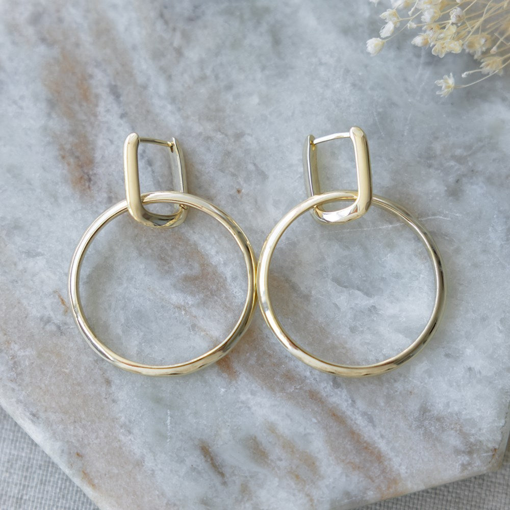 Twofold Earrings - Circle