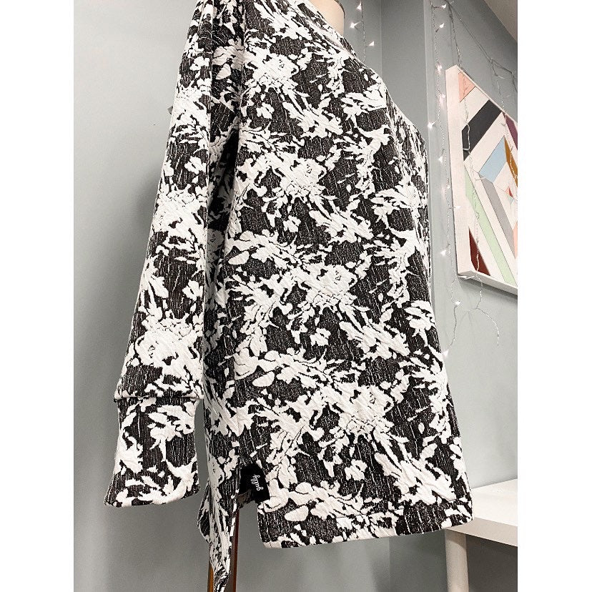 Split Hem Hooded Pullover