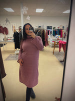 The Blaire Sweaterdress | Dusty Rose