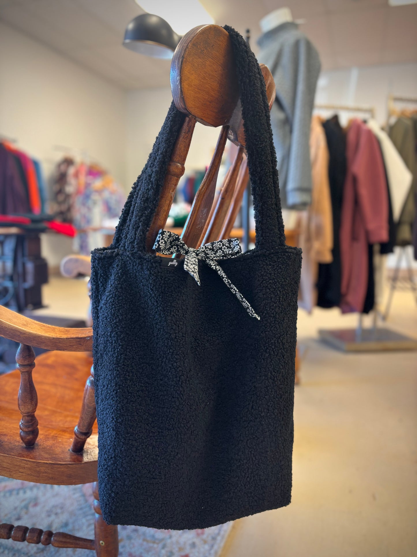 Teddy Tote Bag | Black