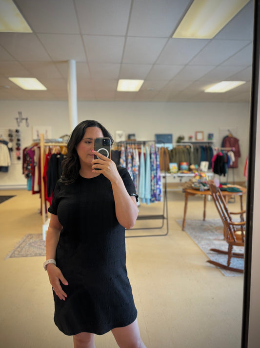 T Shirt Dress - black