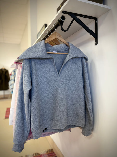 The Bride Sweater | Grey Cableknit