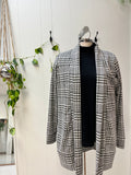 The Jilly Cardi | Plaid Houndstooth