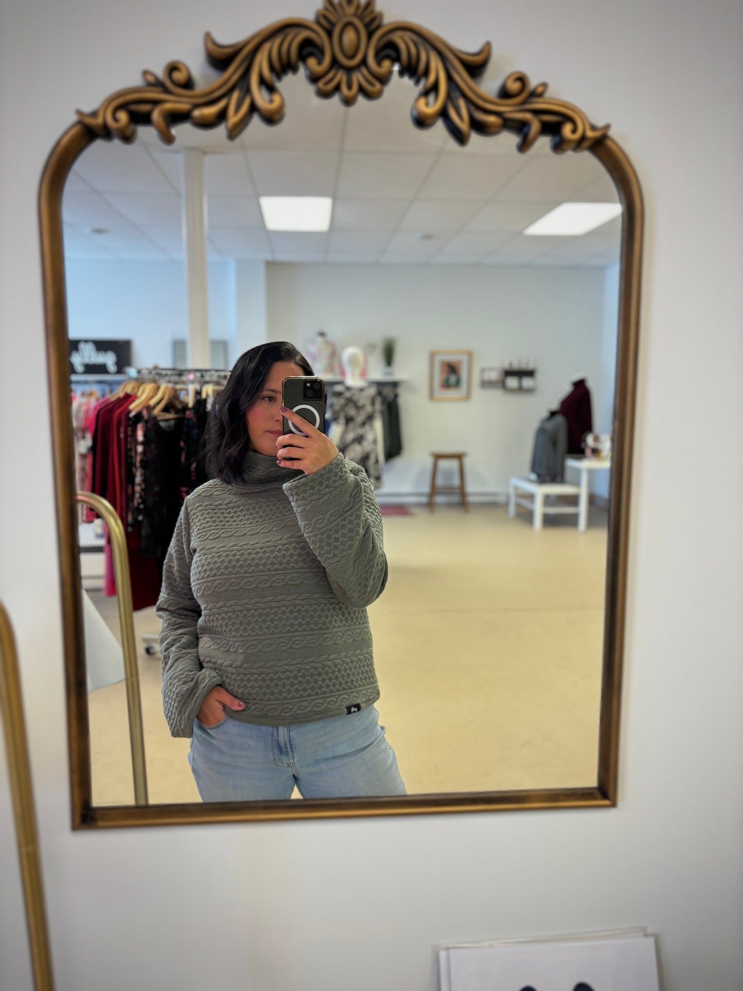 The Blaire Sweater (Cropped Length)