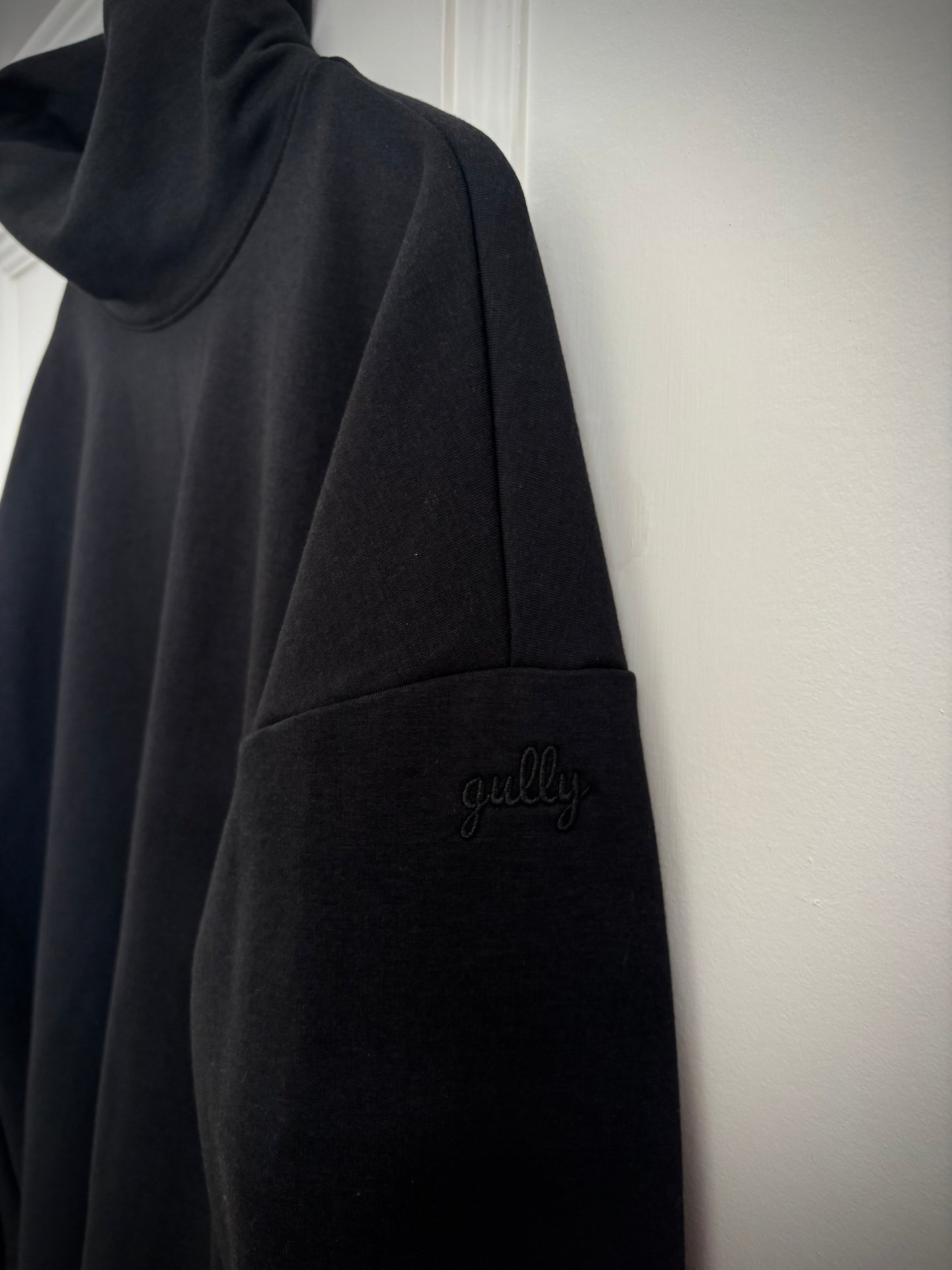 Oversized Mock Neck Crew