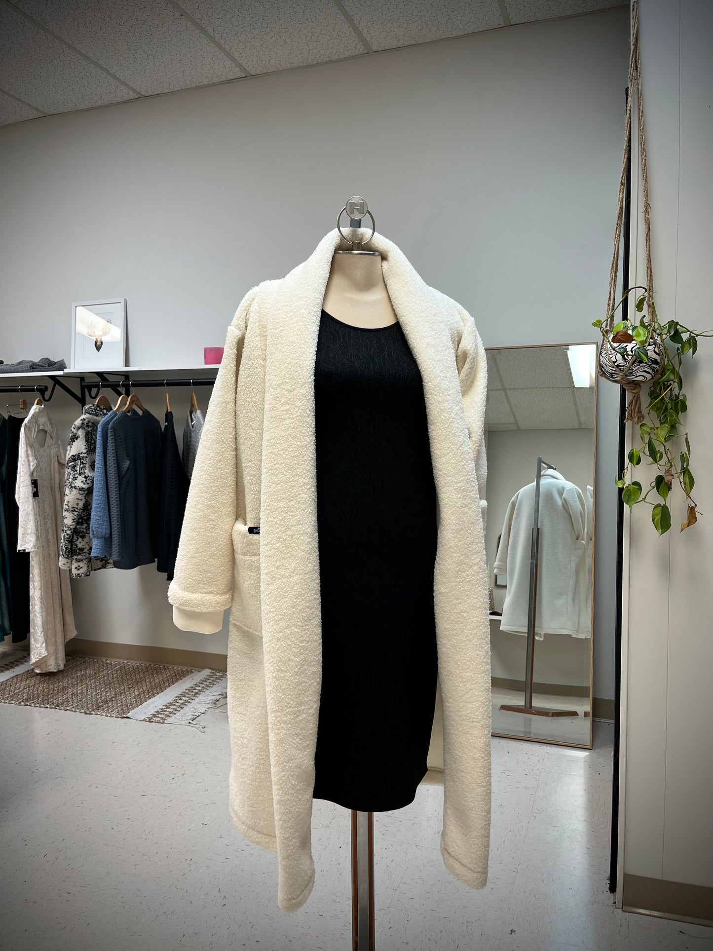 Theresa Overcoat | Ivory Teddy