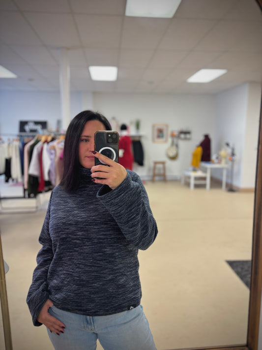 The Blaire | heathered navy