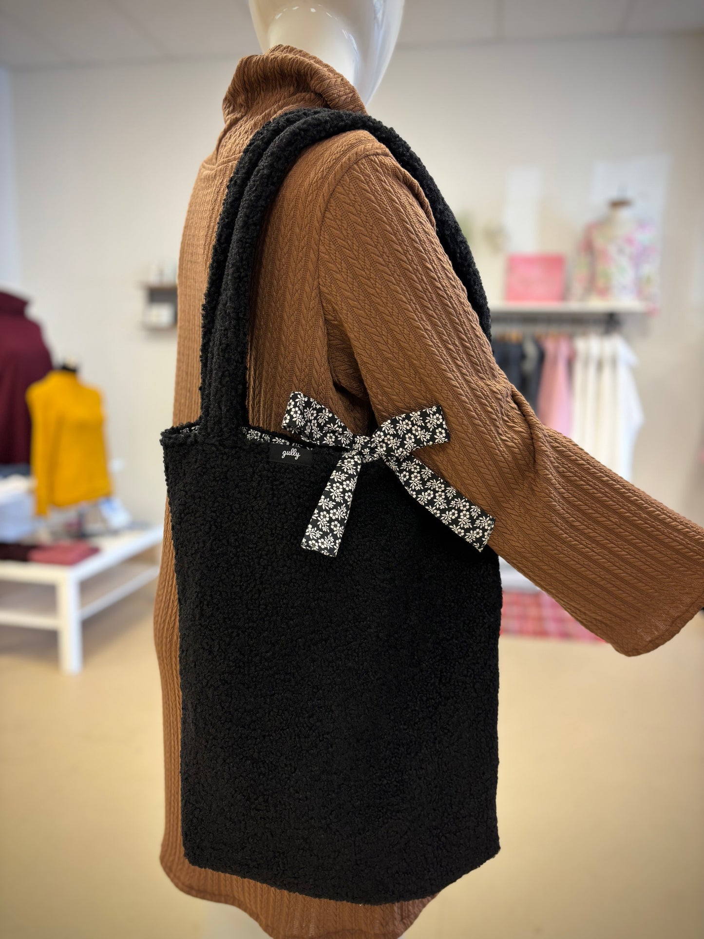 Teddy Tote Bag | Black