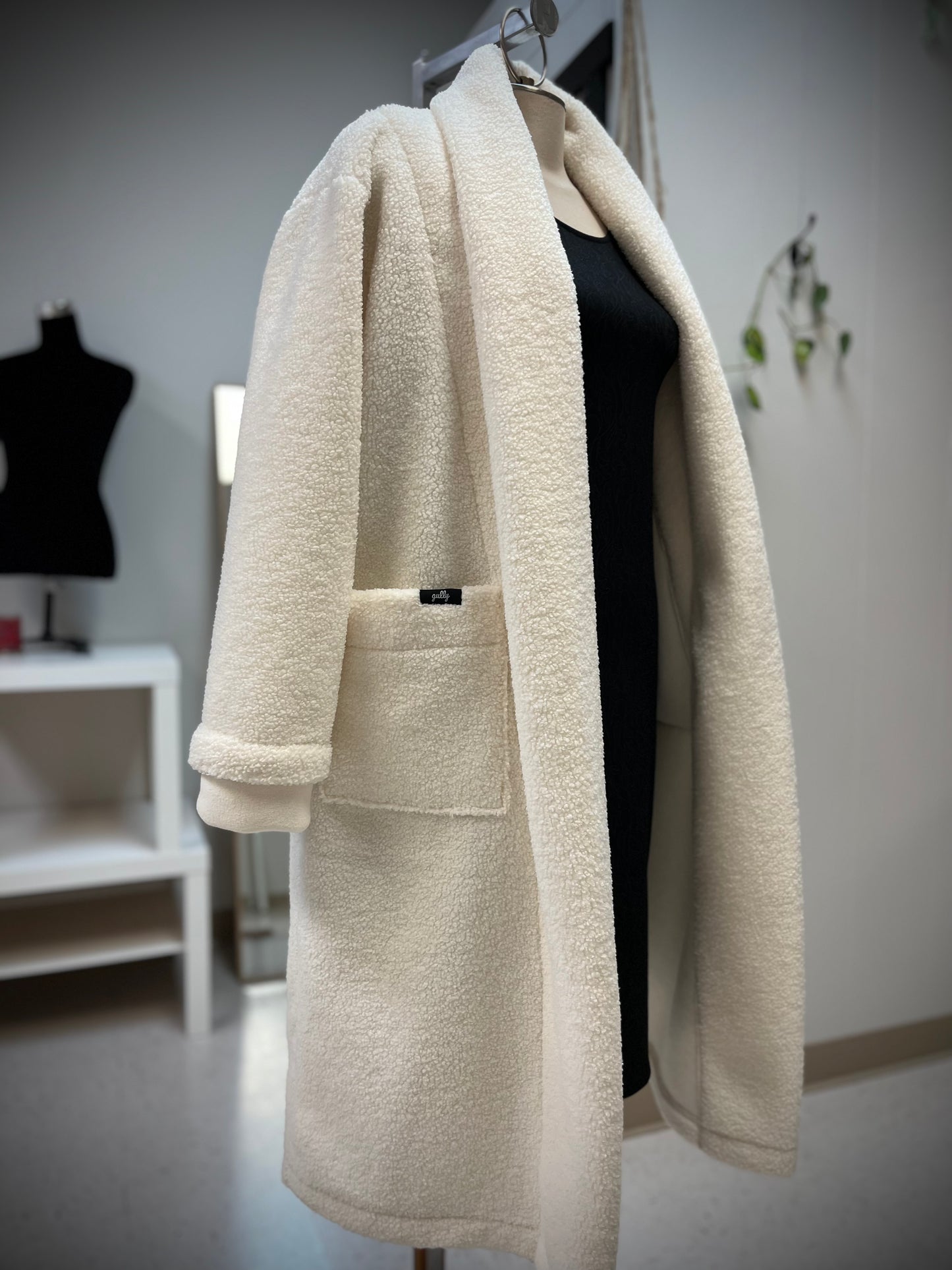 Theresa Overcoat | Ivory Teddy