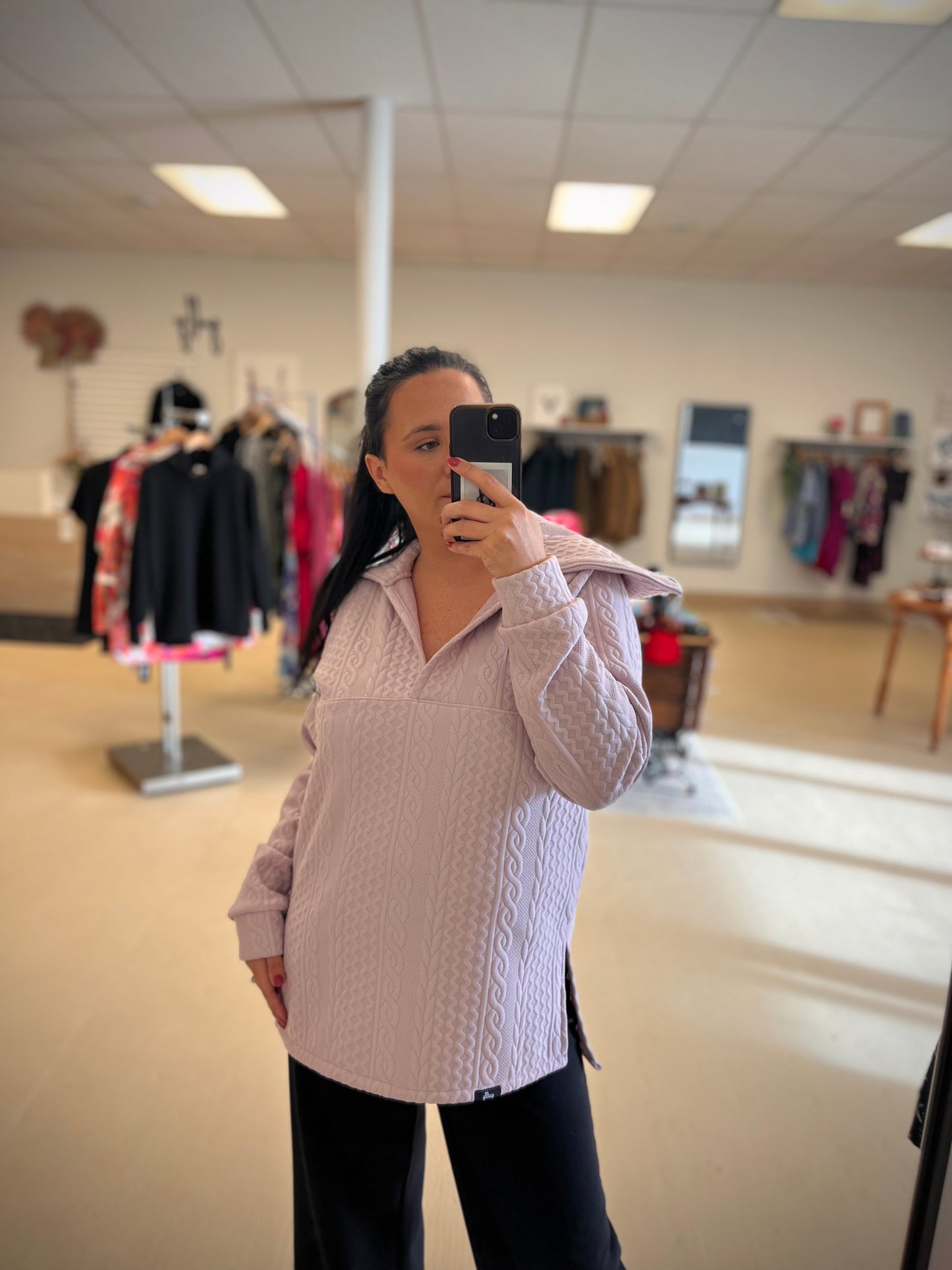 The Bride Sweater w/ Split Hem