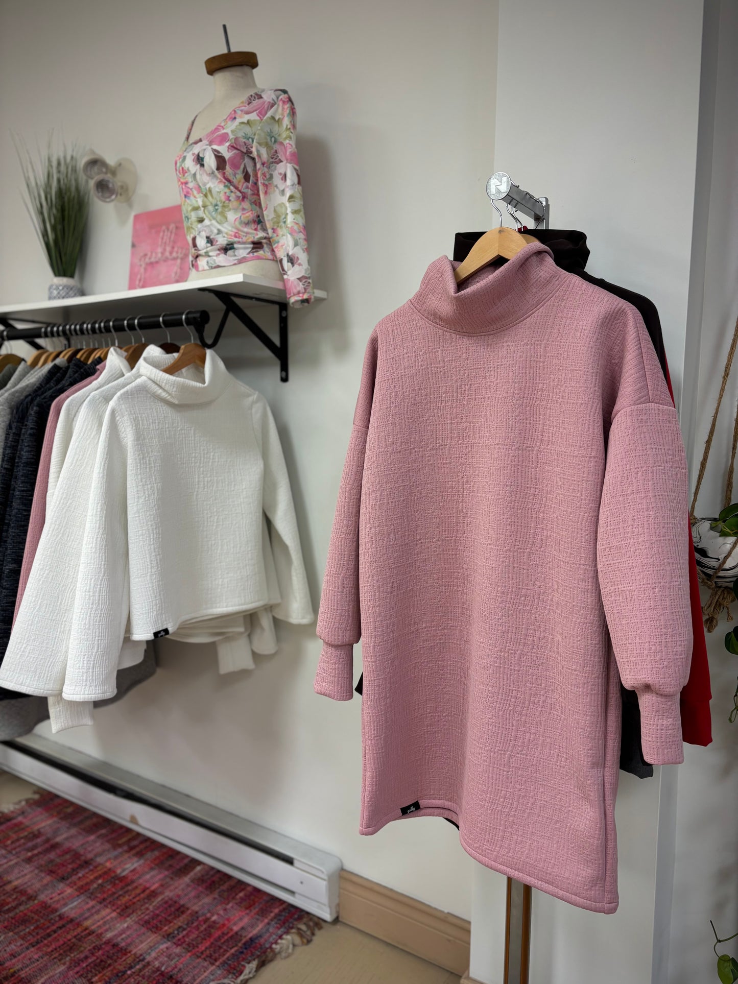 Netta Sweater Dress | Pink