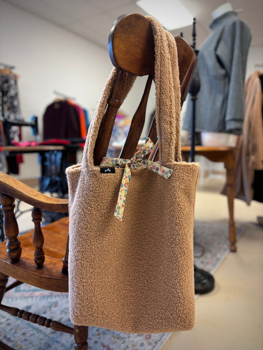 Teddy Tote Bag | Camel