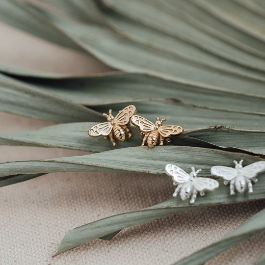 Bee Love Studs | Gold