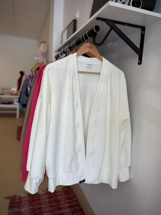 The Netta Cardi - Cream Bamboo