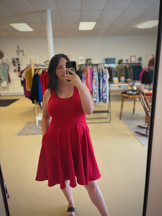 Red Fit & Flare