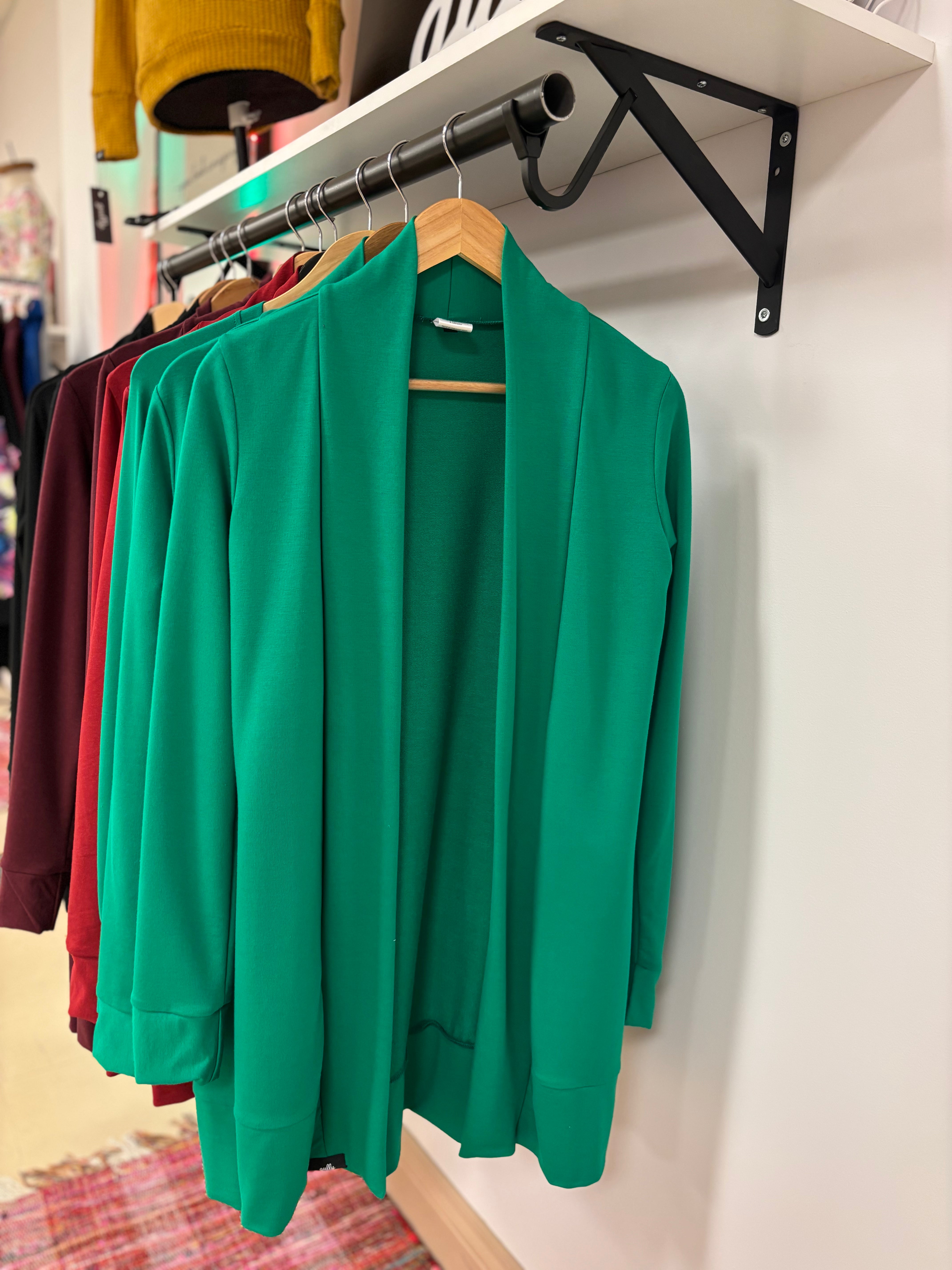 The Jilly Cardi | Kelly Green – gully