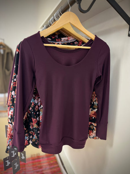 Bridget Top | plum