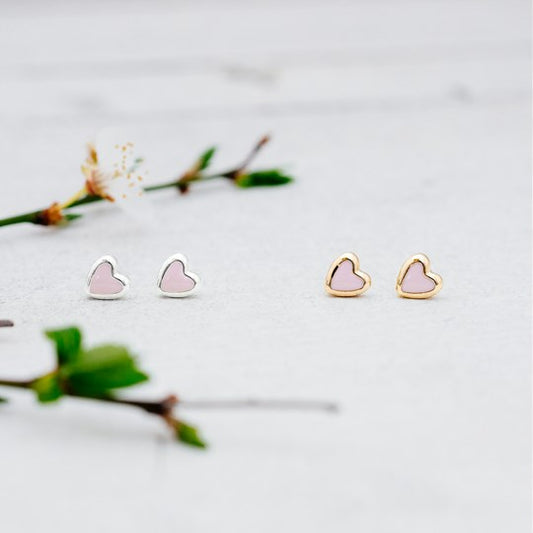 Cherish Studs | Silver/Pinn