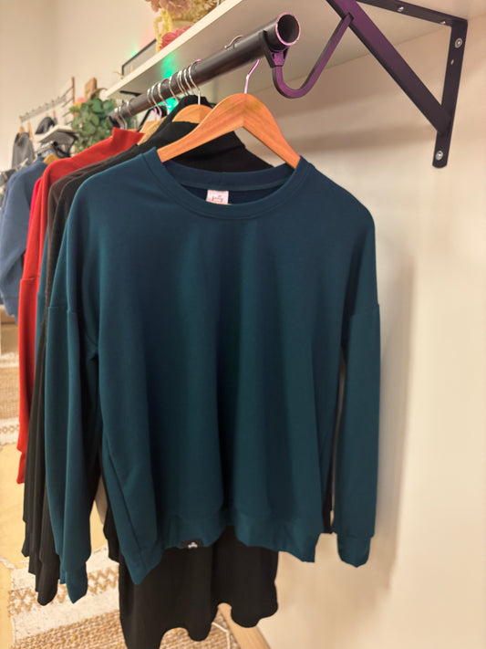 Crew Neck | Peacock Bamboo