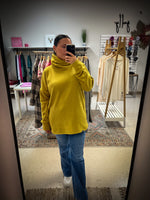 Fleece Pullover ~ Mustard