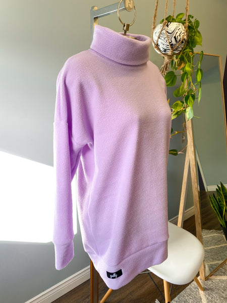 Lilac Fleece Pullover